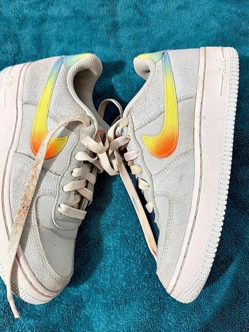 Nike Air Force 1 Low 'Playground Pack' (GS) Low 'Playground Pack' Sneakers greyi